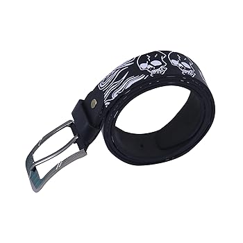 Amazon.com: AIBEARTY Punk Skull Skeleton Pattern Pin Buckle